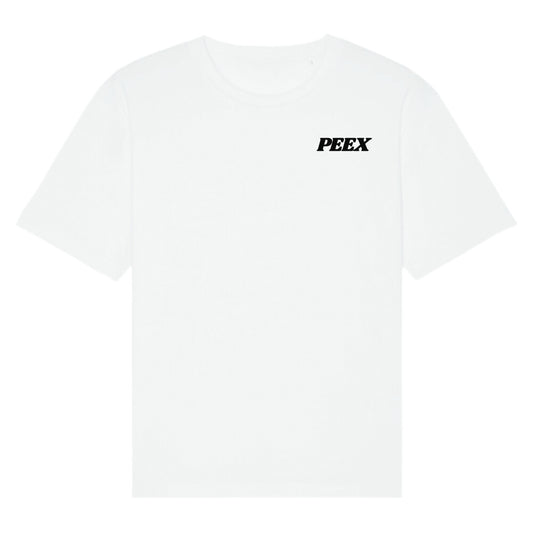 PEEX Basic Oversized T-Shirt weiß